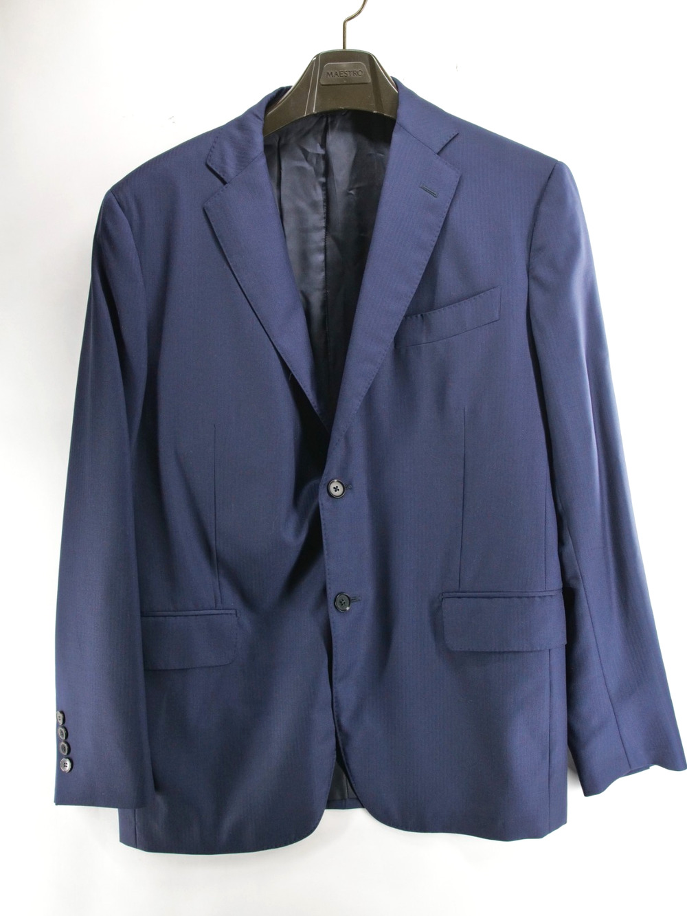 Eidos Napoli Balthazar Navy Blue Wool Blazer Sport Coat Jacket 54REU 44RUS Italy